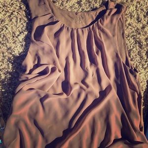 Beige Ann Taylor loft tank top